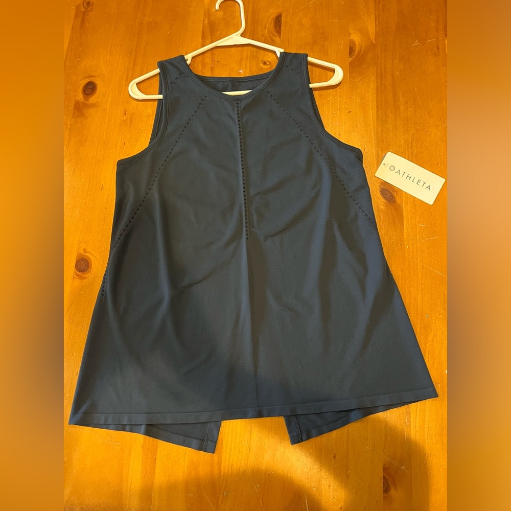 Athleta Navy Cross Back Tank